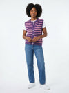 Striped Knit Vest - Default - Diversity model shot
