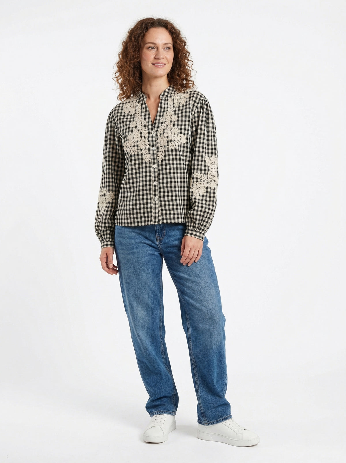 Blouse Christina - Default - Full body studio shot on white background