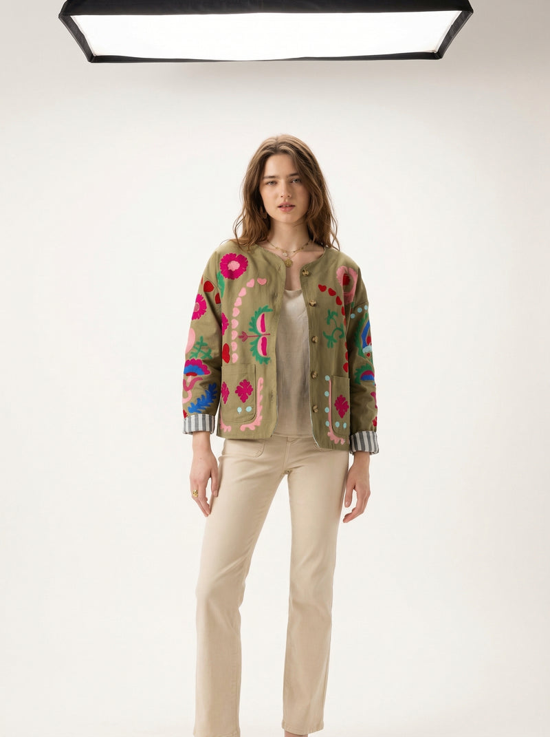 Jacket Sophie - Default - Full body studio shot on white background