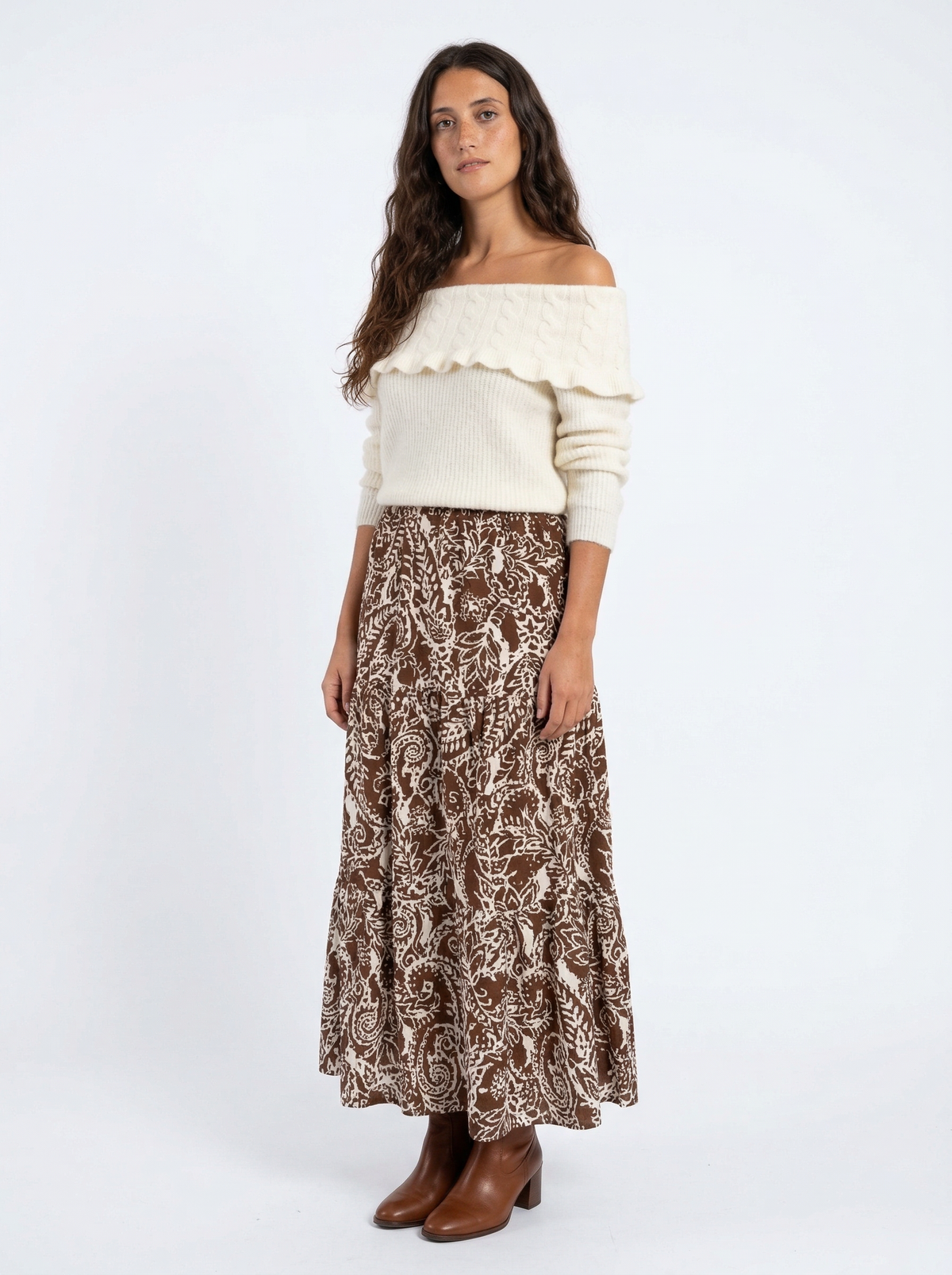 Skirt Rosalia - Default - Full body studio shot on white background