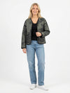 Floral Quilted Jacket Samantha - Default - Full body studio shot on white background