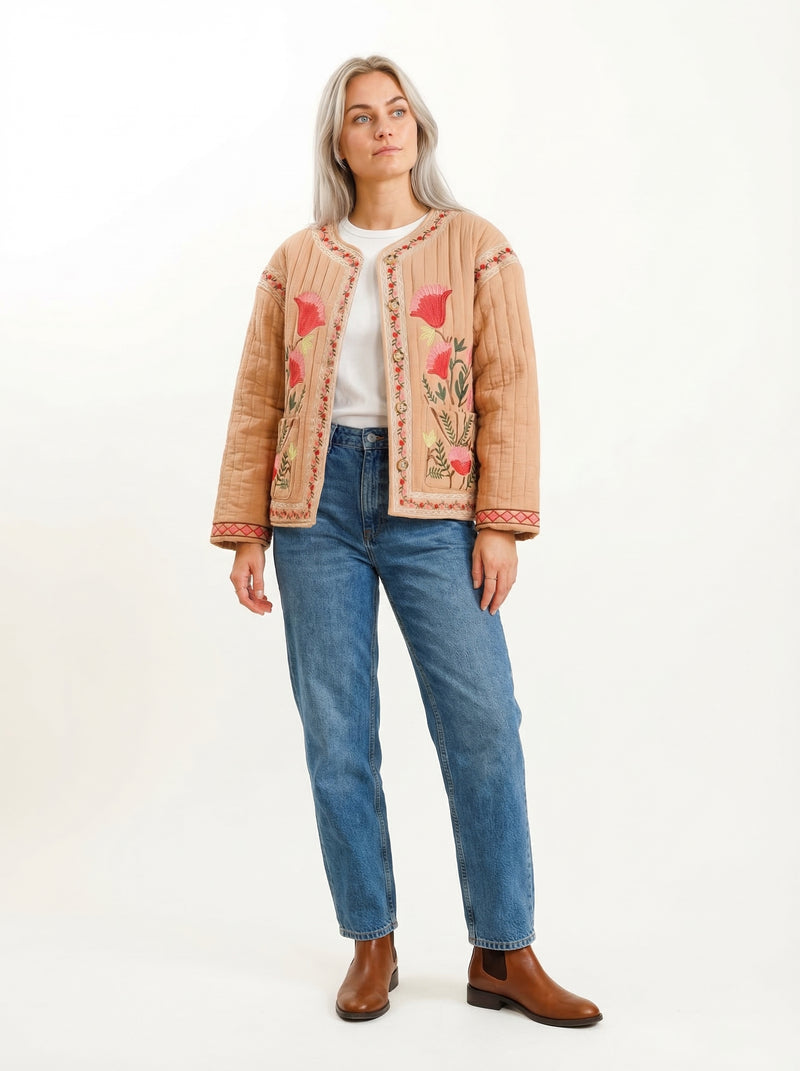 Jacket Caroline - Default - Full body studio shot on white background