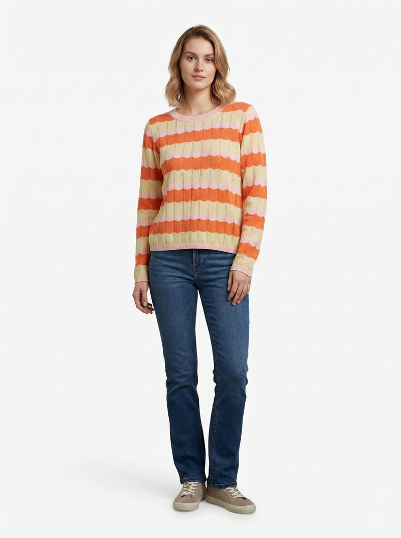 Sweater Clara - Default - Full body studio shot on white background