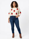 3D Strawberry Sweater - Default - Full body studio shot on white background