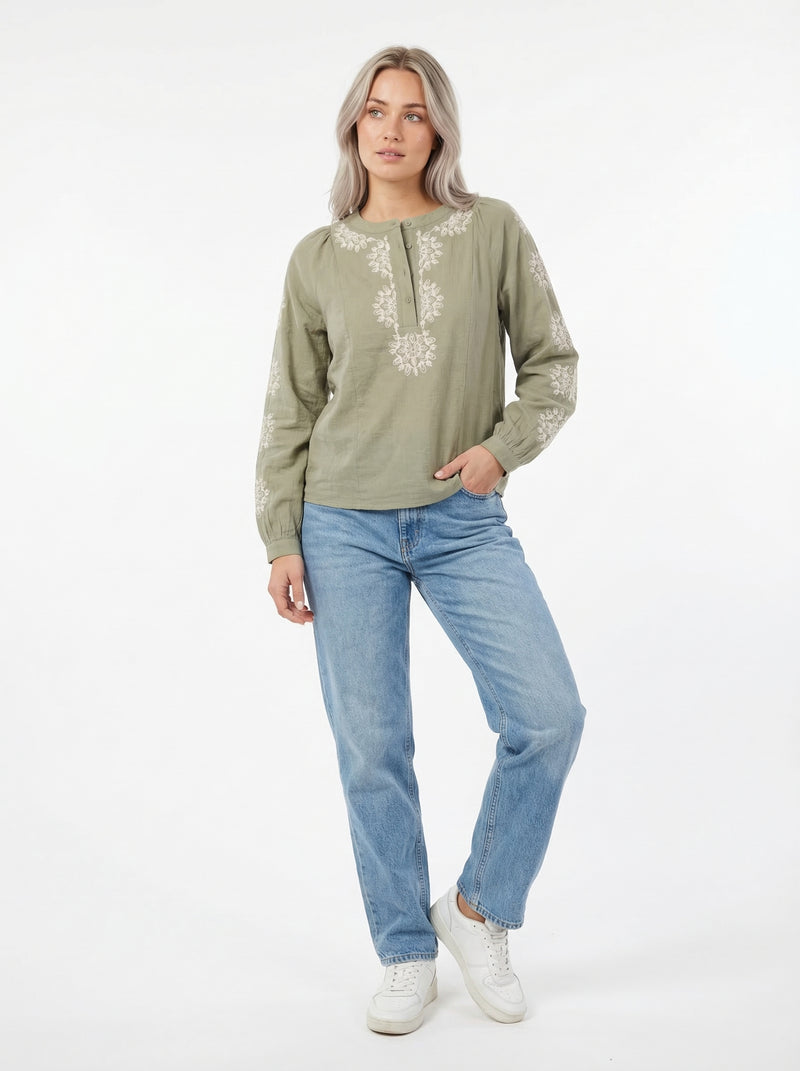 Blouse Martha - Default - Full body studio shot on white background