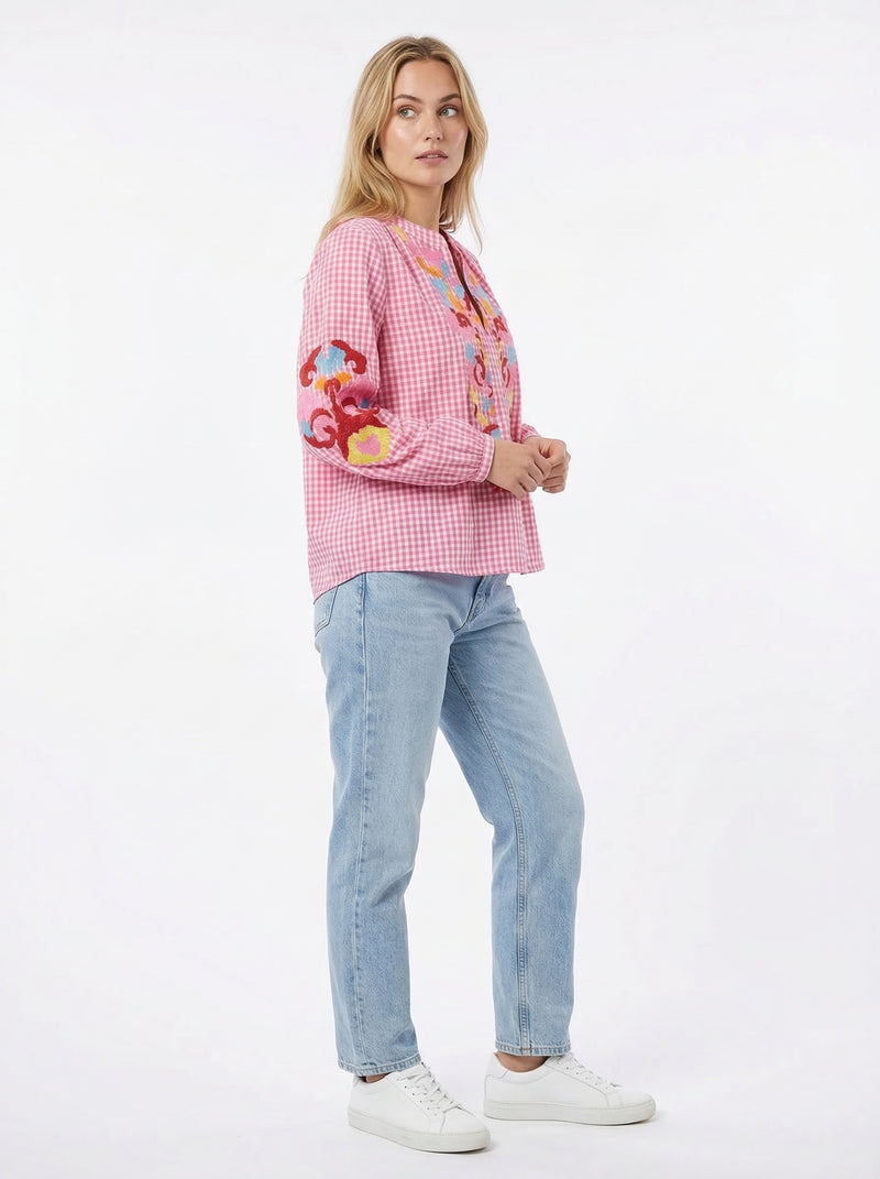 Blouse Pauline - Default - Full body studio shot on white background