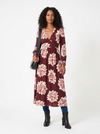Cherie Floral Midi Dress - Default - Full body studio shot on white background