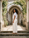 Pants Floral Embroidery - Default - Lifestyle editorial shot