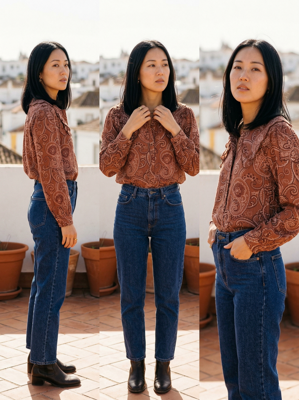 Blouse Pam - Default - Lifestyle editorial shot