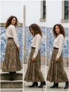Bella Embroidered Maxi Skirt - Default - Lifestyle editorial shot