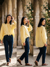 Statement Collar Blouse Guiomar - Default - Lifestyle editorial shot