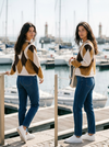 Argyle Knit Cardigan Helen - Default - Lifestyle editorial shot