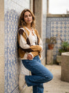 Argyle Knit Cardigan Helen - Default - Lifestyle editorial shot