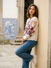 Floral Embroidered Blouse Rachel - Default - Lifestyle editorial shot