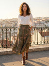 Bella Embroidered Maxi Skirt - Default - Lifestyle editorial shot