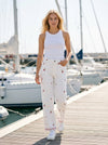 Cherry Embroidered Pants - Default - Lifestyle editorial shot