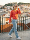 Striped Sweater Matilde - Default - Lifestyle editorial shot, alternate setting