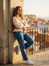 Embroidered Bolero Jacket - Default - Lifestyle editorial shot, alternate setting