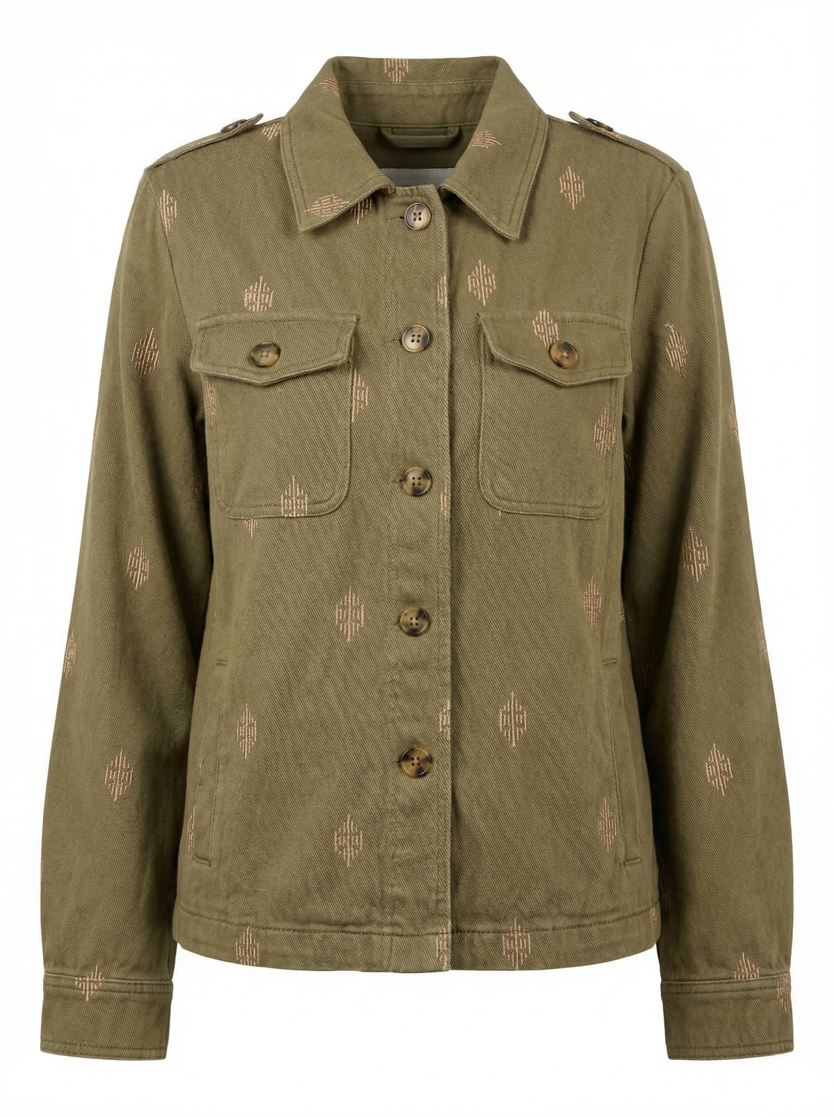Embroidered Safari Jacket - Default - Product only, no model