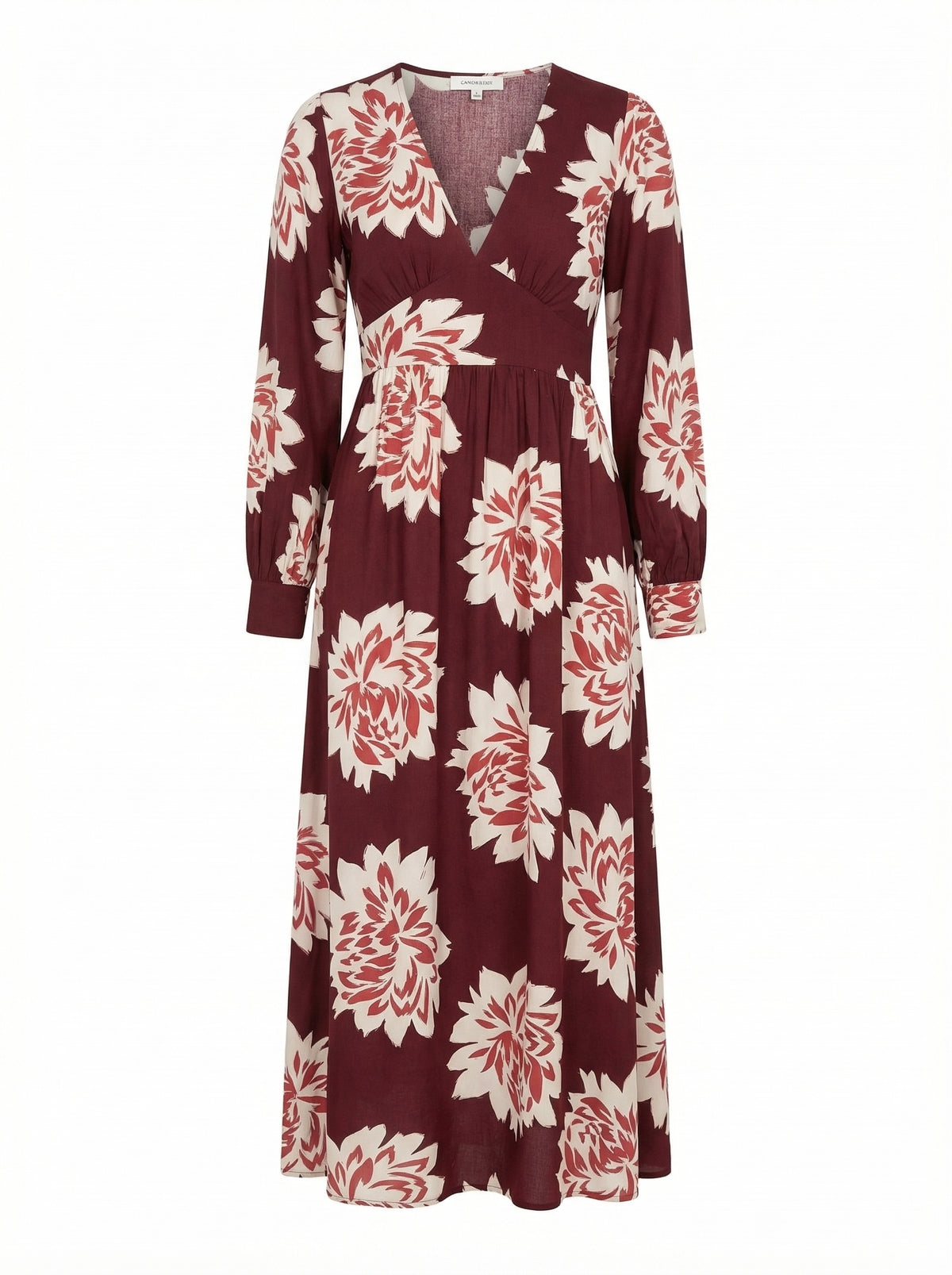 Cherie Floral Midi Dress - Default - Product only, no model