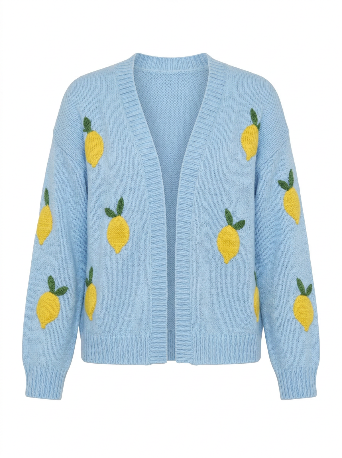 Cardigan Lemons - Default - Product only, no model