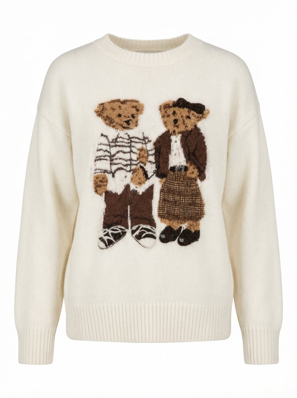 Teddy Bear Knit Sweater - Default - Product only, no model