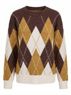 Argyle Knit Sweater Helen - Default - Product only, no model