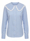 Striped Pilar Blouse - Default - Product only, no model