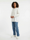 Pointed Collar Blouse - White - Diversity model shot